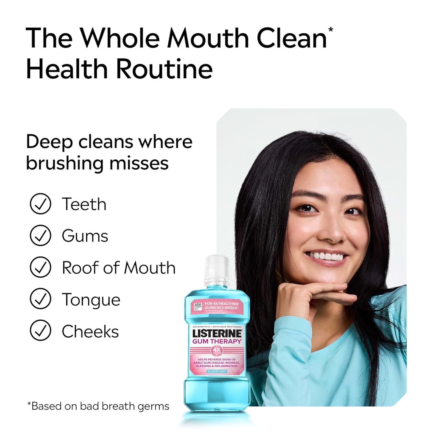 Listerine Gum Therapy Antiplaque & Anti-Gingivitis 33.8 Fl Oz (Pack of 1)
