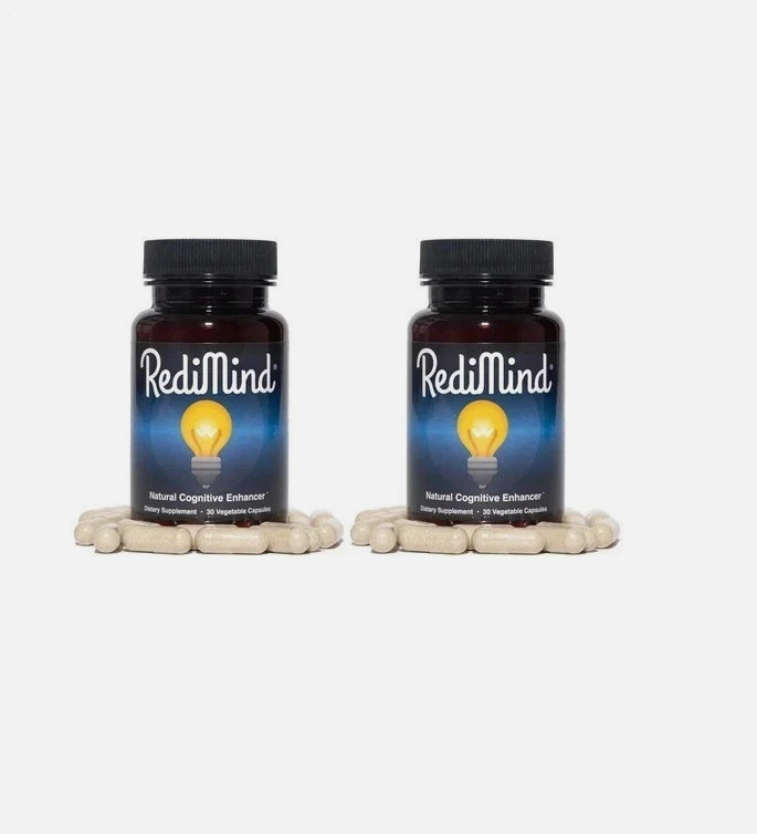 (2 Packs) RediMind Cognitive Enhancer 30 Caps Natural Focus Memory Brain Health
