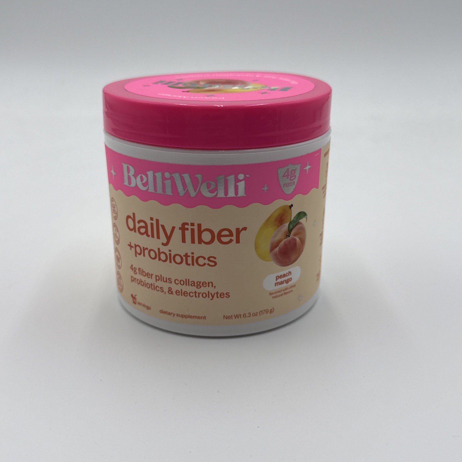 BelliWelli Fiber Supplement for Women & Men – Premium 6.3 Ounce (Pack of 1)