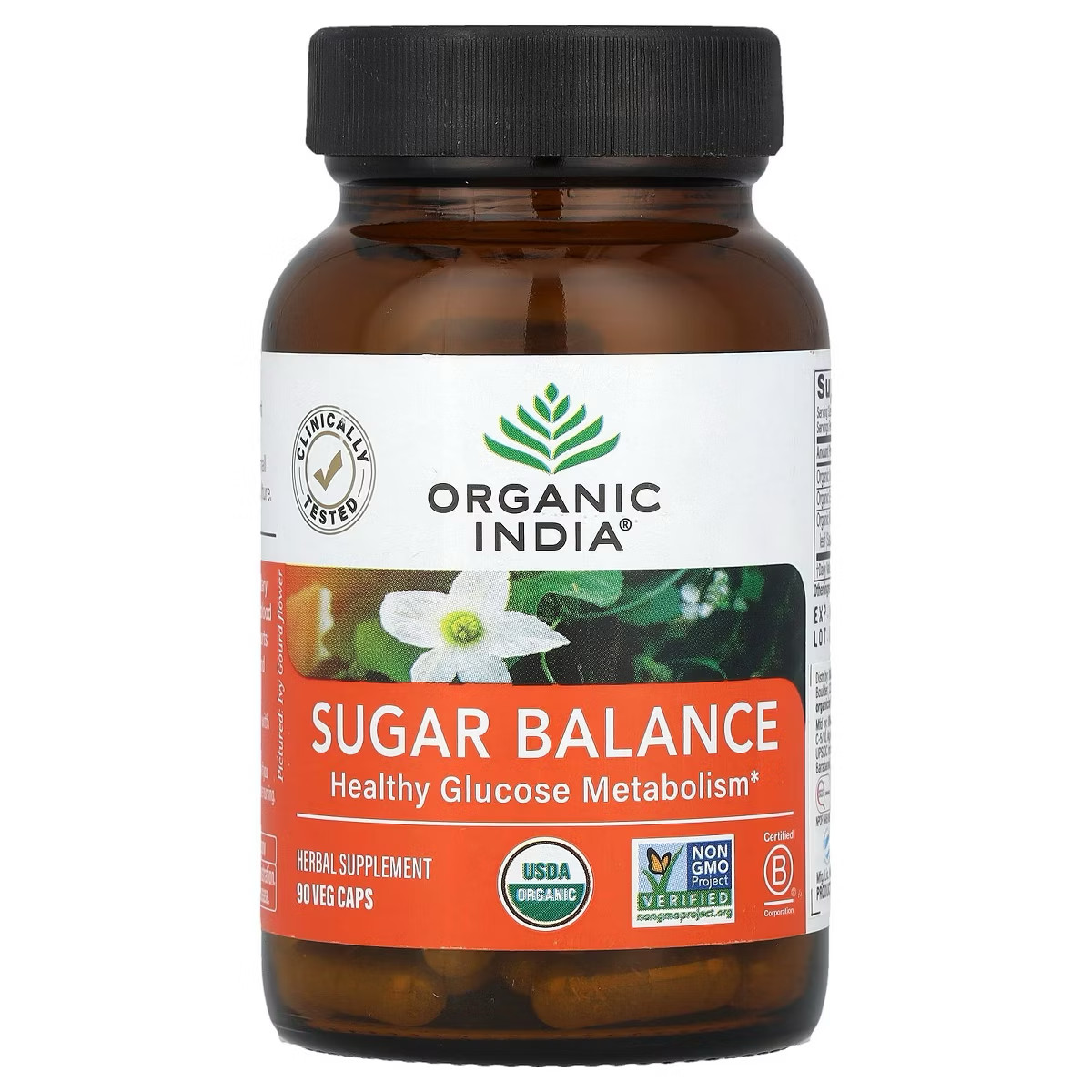 2x Organic India Sugar Balance Healthy Glucose Metabolism 90 Veg Caps Exp 12/27