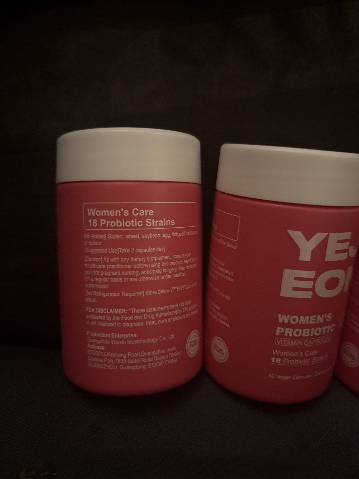 3 YEJEON Supplement Ashwagandha + Probiotic + Women’s Probiotic 60X3=180 Sealed