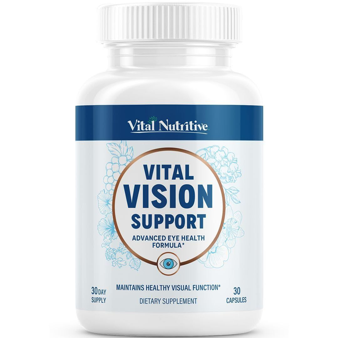 Vital Vision Support – Eye Health Supplement with 30 Count (Pack of 1)