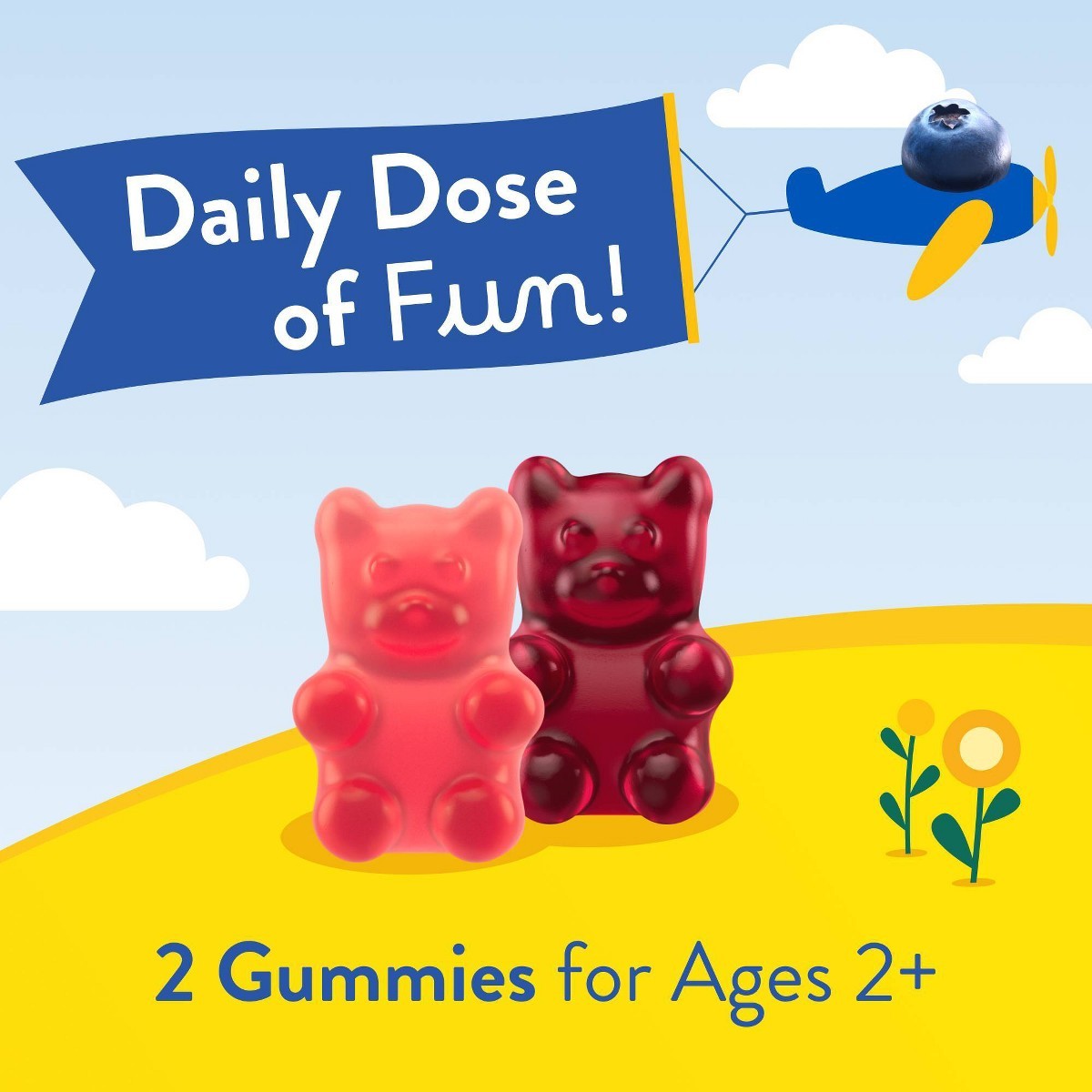 L’il Critters Fiber Gummies – Fruit Flavors – 90ct