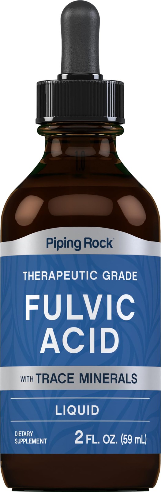 Piping Rock Liquid Fulvic Acid Drops | 2 fl oz | with 2 Fl Oz (Pack of 1)
