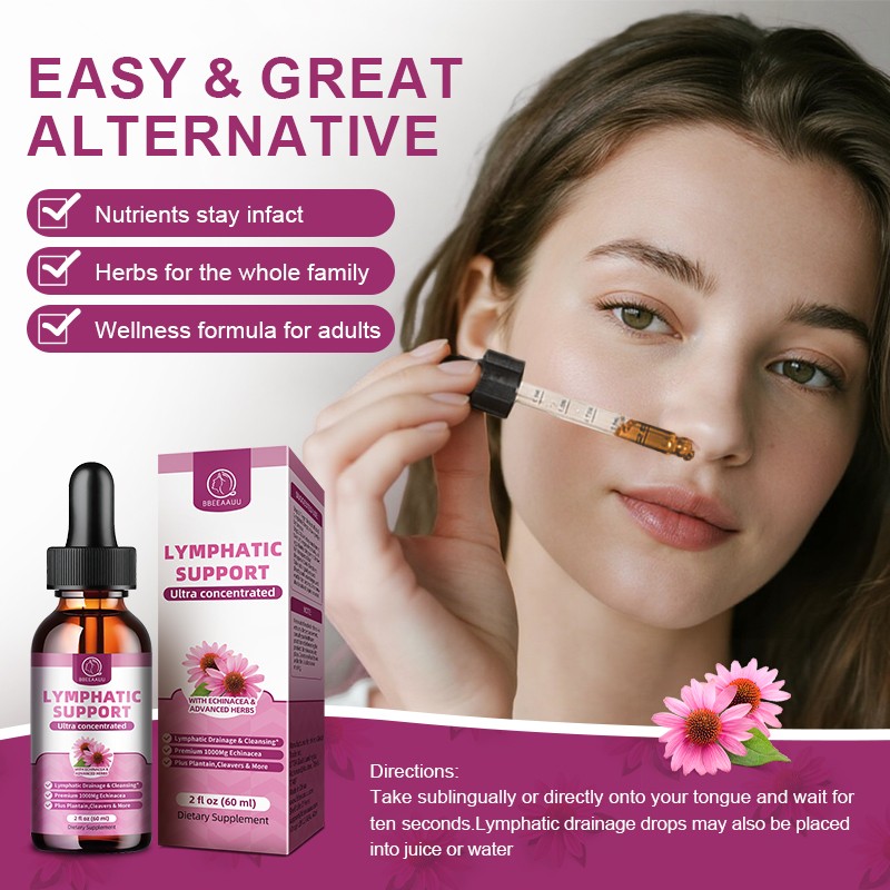 Lymphatic Drainage – Herbal Lymphatic Cleanse Reduce Swelling, Lymphatic Support