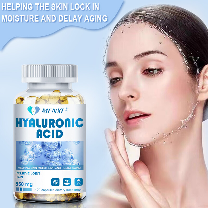 MENXI Hyaluronic Acid 120 Capsules Support Healthy Joints Help Reduce Wrinkles