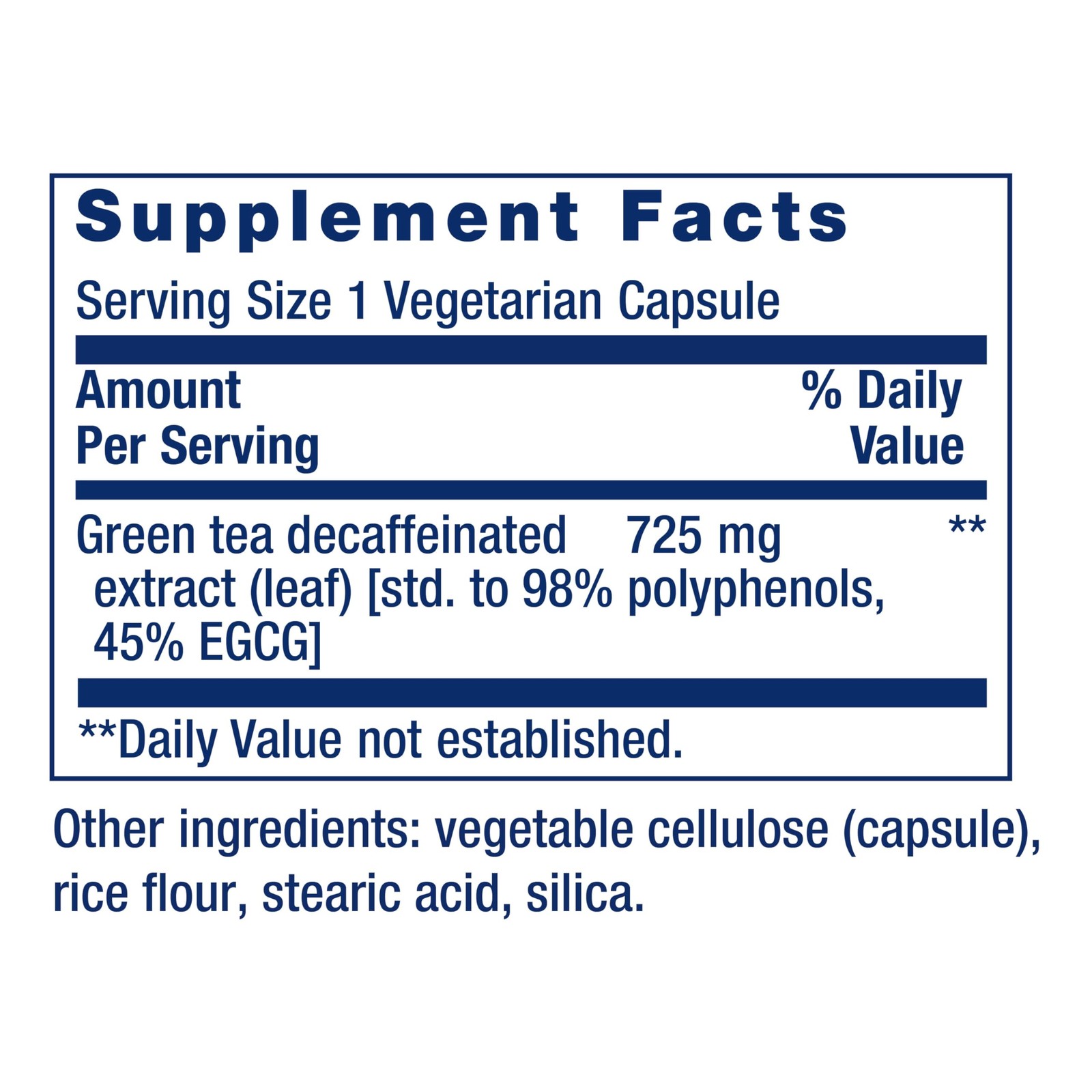 Life Extension Decaffeinated Mega Green 100 Count (Pack of 1), Brown to Pink