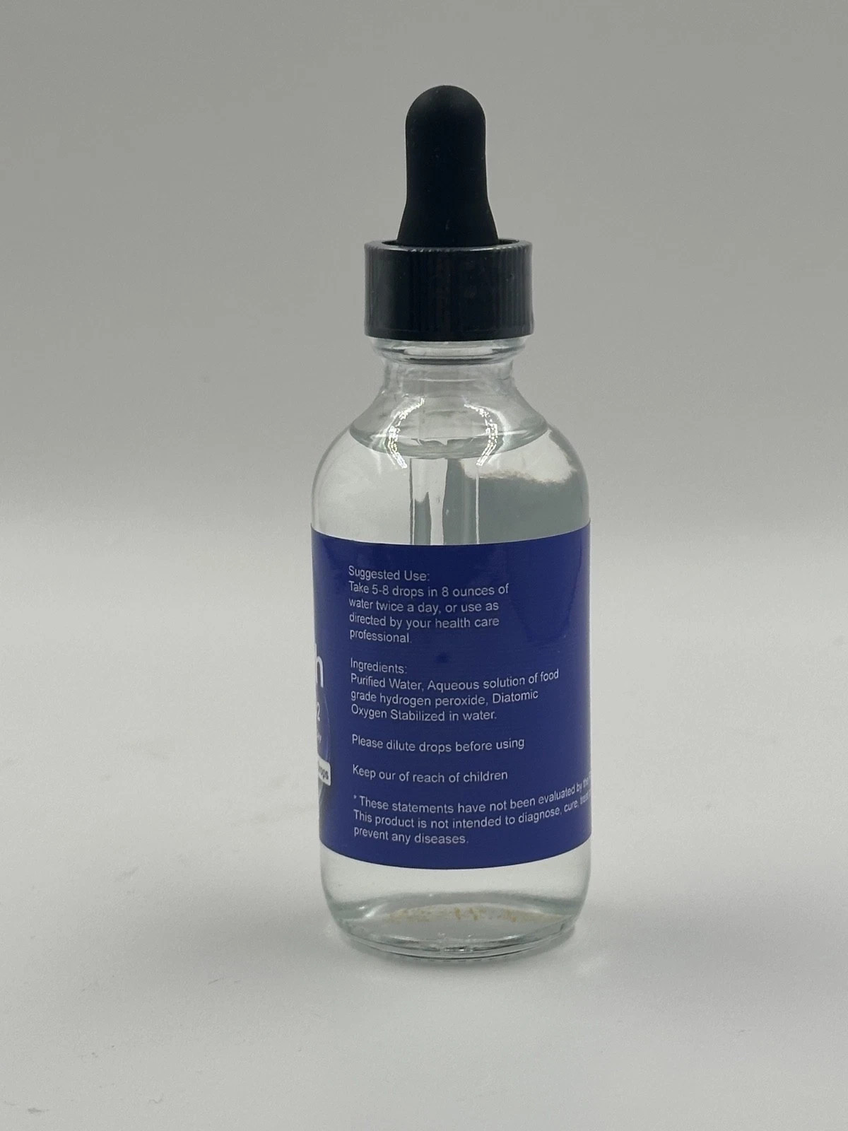 3 Breath Pure O2 Drops – Liquid Oxygen Mineral Supplement – Daily Wellness