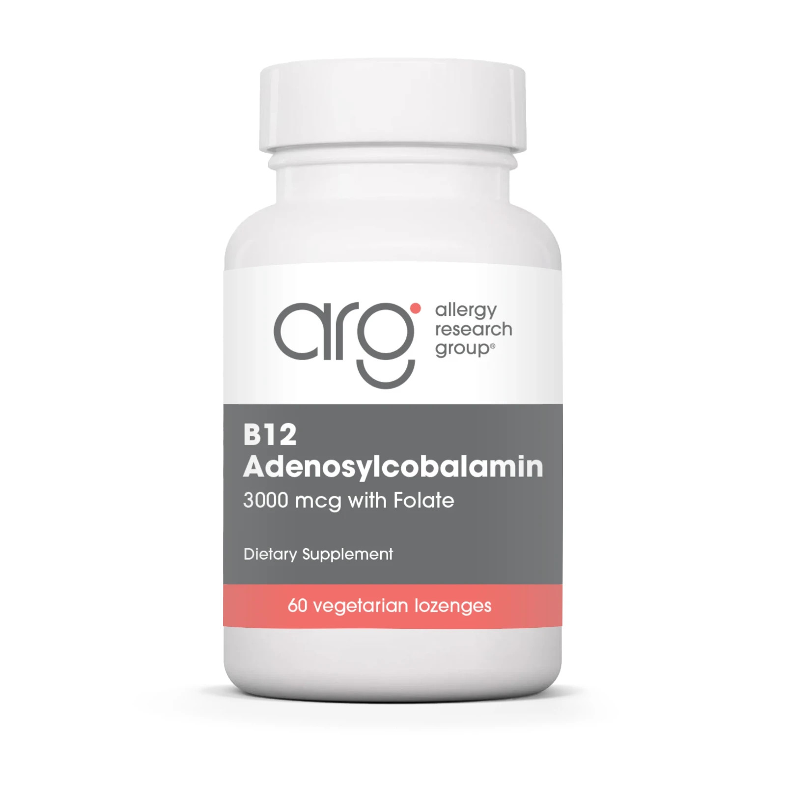 B12 Adenosylcobalamin With Folate 60 lozenges Allergy Research Group
