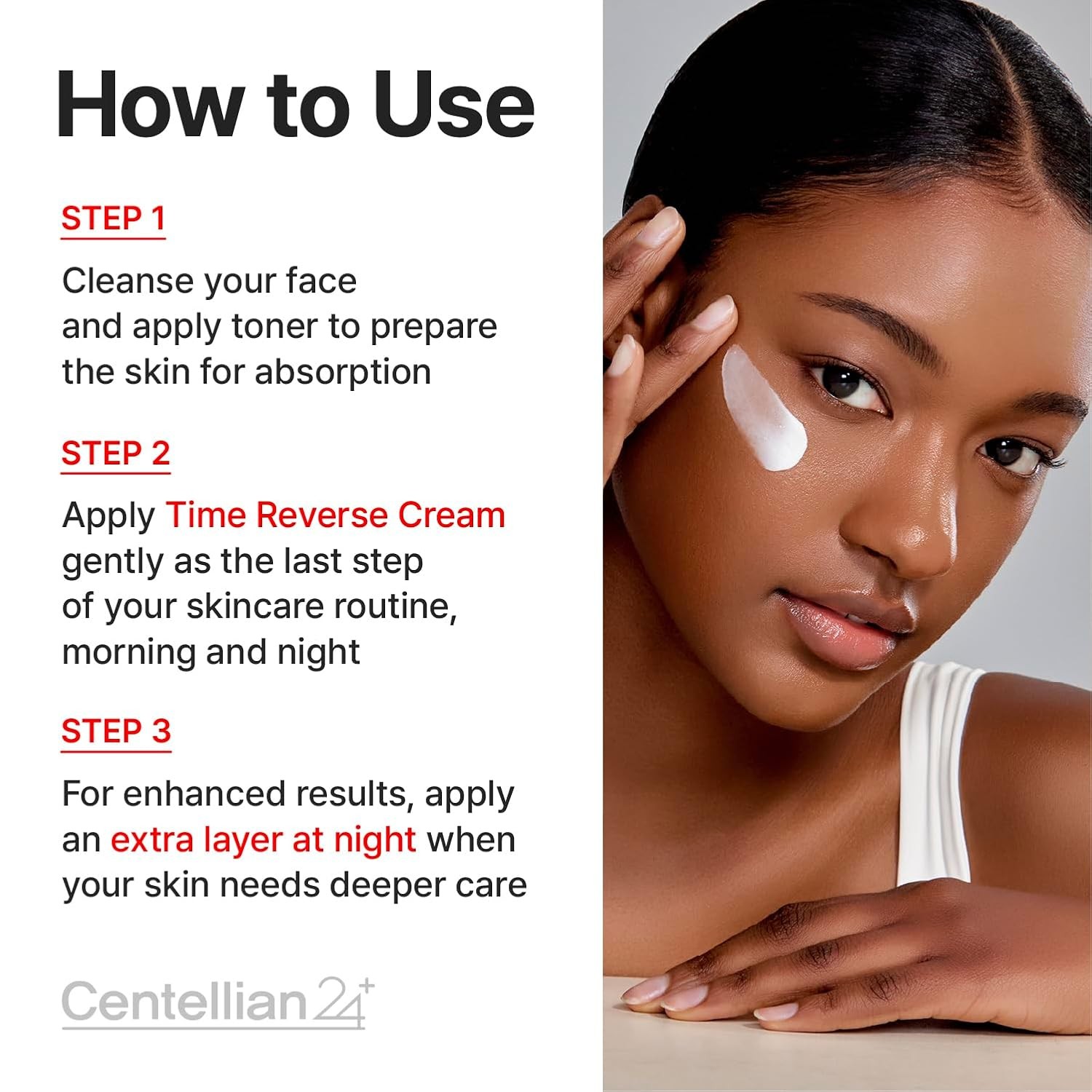 4 Madeca Cream Time Reverse (50ml/1.69fl oz, Pack of 2) Advanced Fast-Absorbing