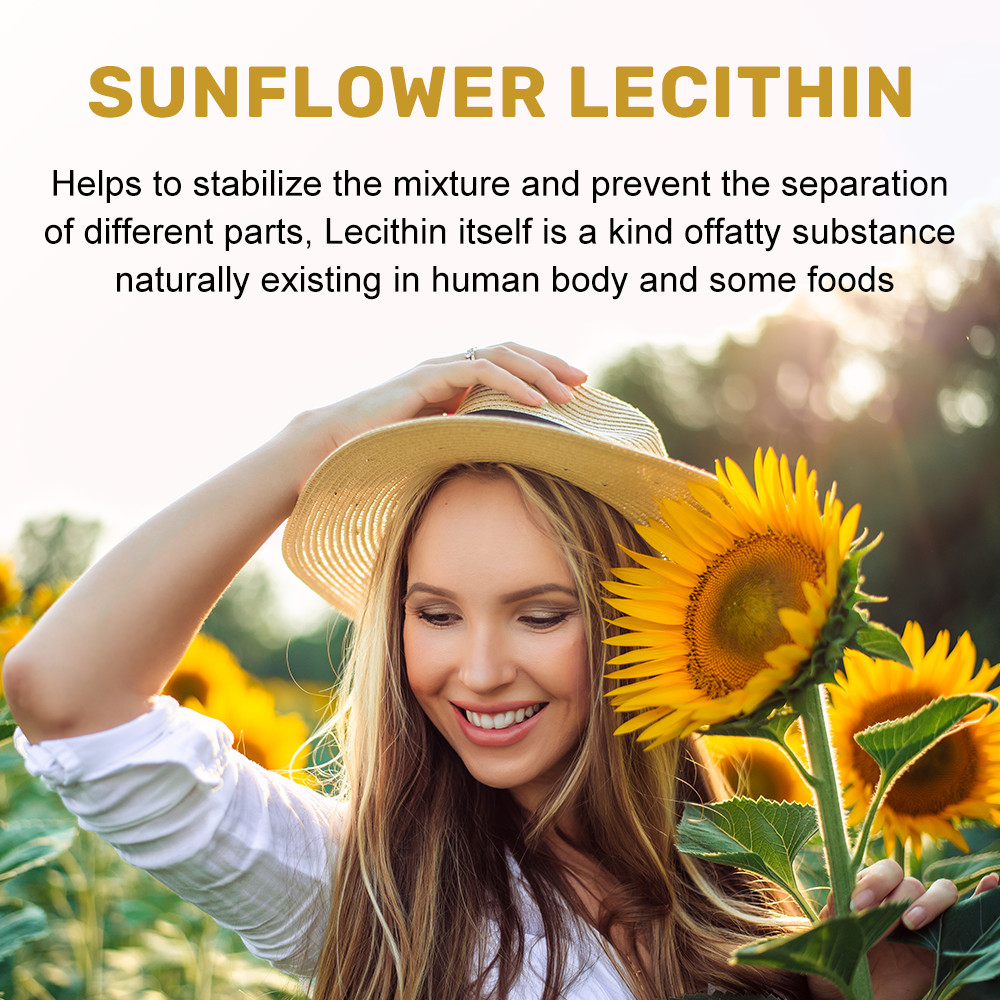 Sunflower Lecithin Supplement 1200mg – Brain Health & Cholesterol Support