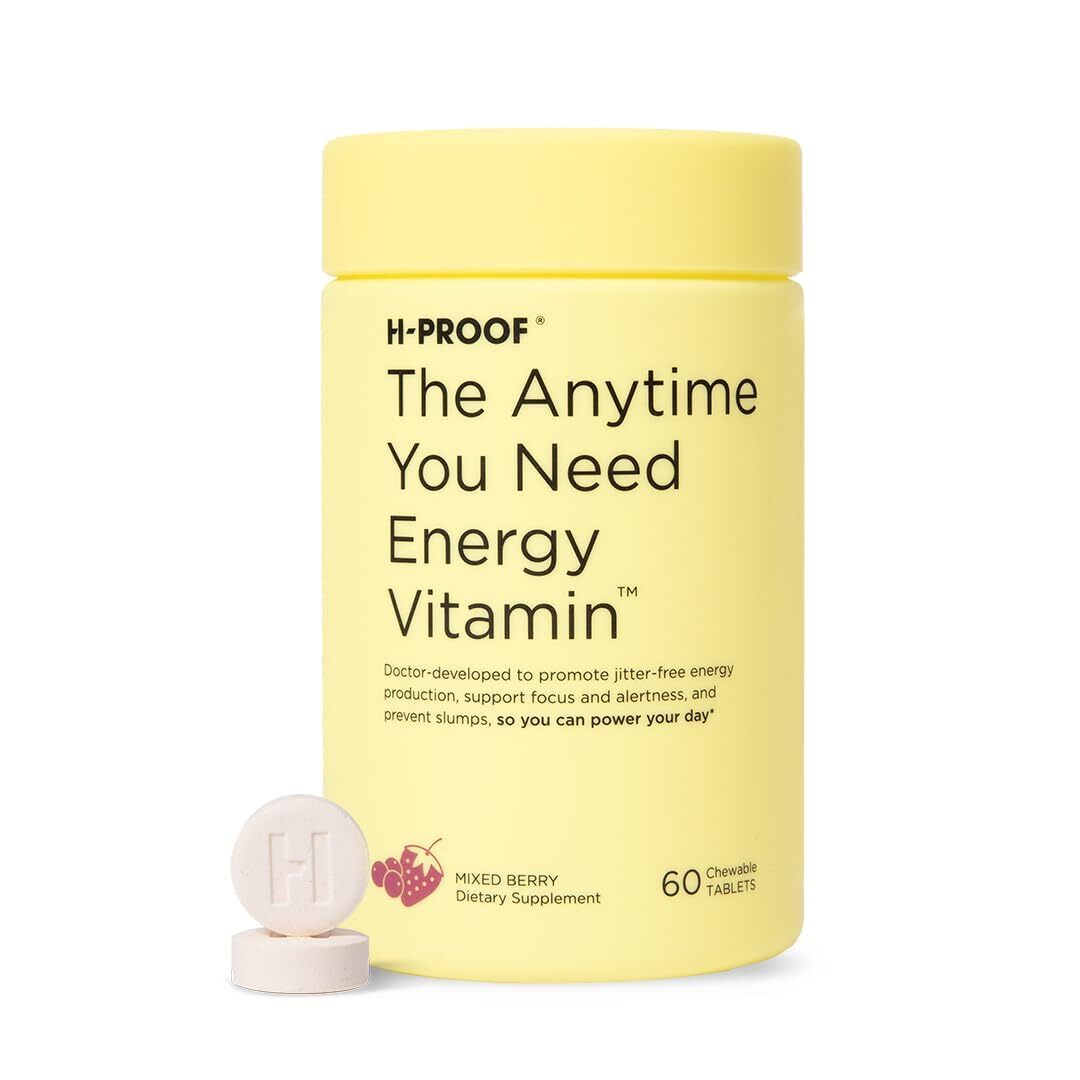 H-PROOF The Anytime You Need Energy Vitamin for Sustained Energy Focus & Aler…