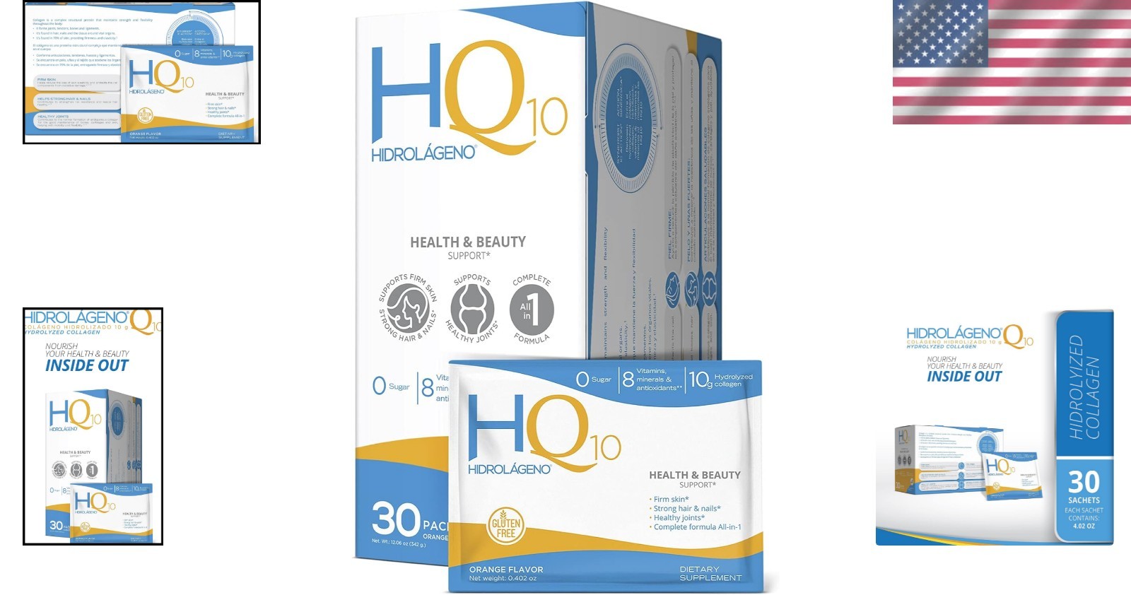 Hydrolyzed Collagen Powder – Anti-Aging Formula in 30 Delicious Sachets