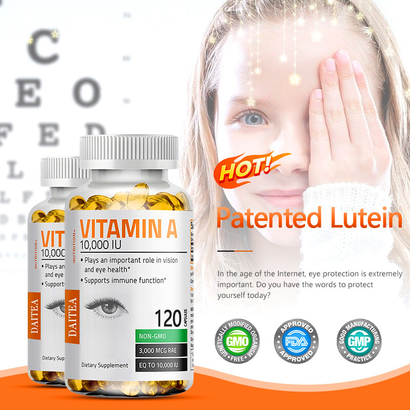 Vitamin A10000 IU Capsules – Supports Immune and Eye Health
