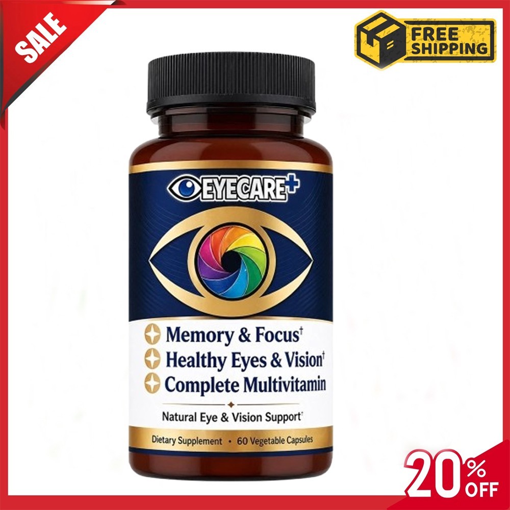 Eyecare Supplement for Dry Eyes – Clinically Proven 60 Capsule