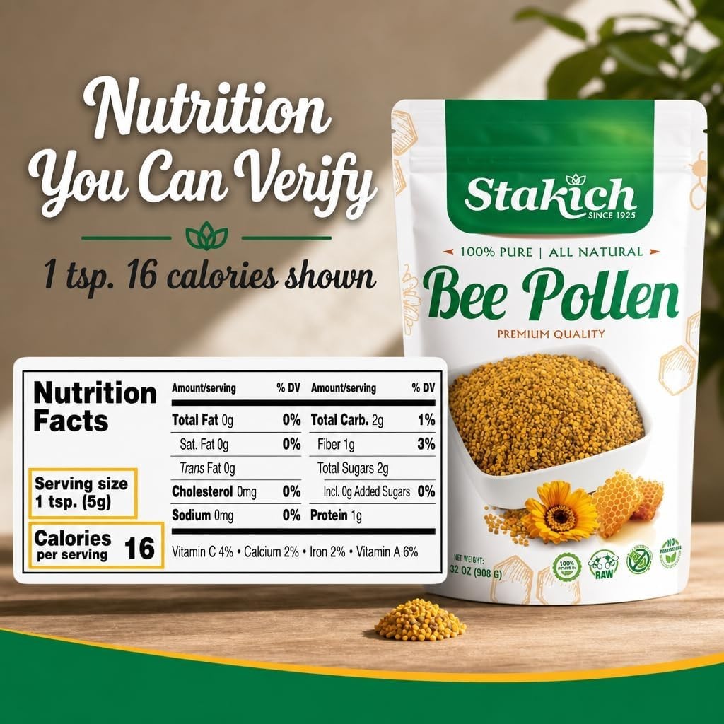 Energizing Bee Pollen Supplement