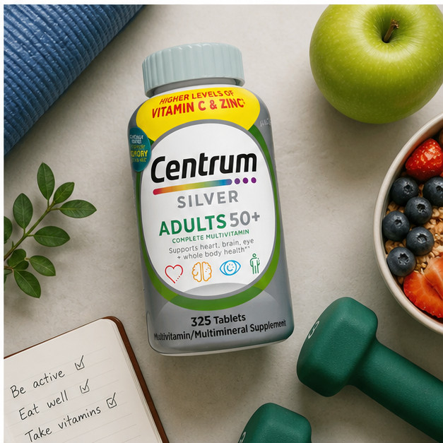 Pack Centrum Silver Adults 50+ Multivitamin, 325 Tablets