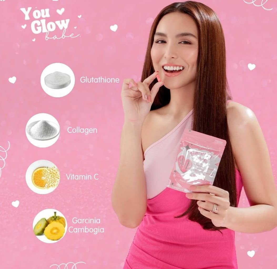 4 in 1 Glutathione Beauty Supplement – 60 Capsules (2 Packs of 30) – Skin Glow &