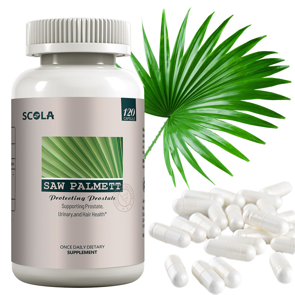 Saw Palmetto Capsules – Premium Prostate Health Support Supplement for Men 120Pc