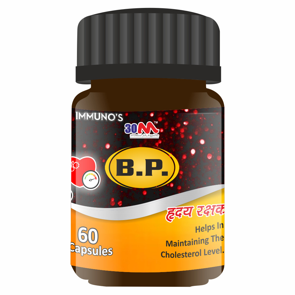 30M B.P. Herbal Ayurvedic Capsules | Heart & Cholesterol Wellness Support