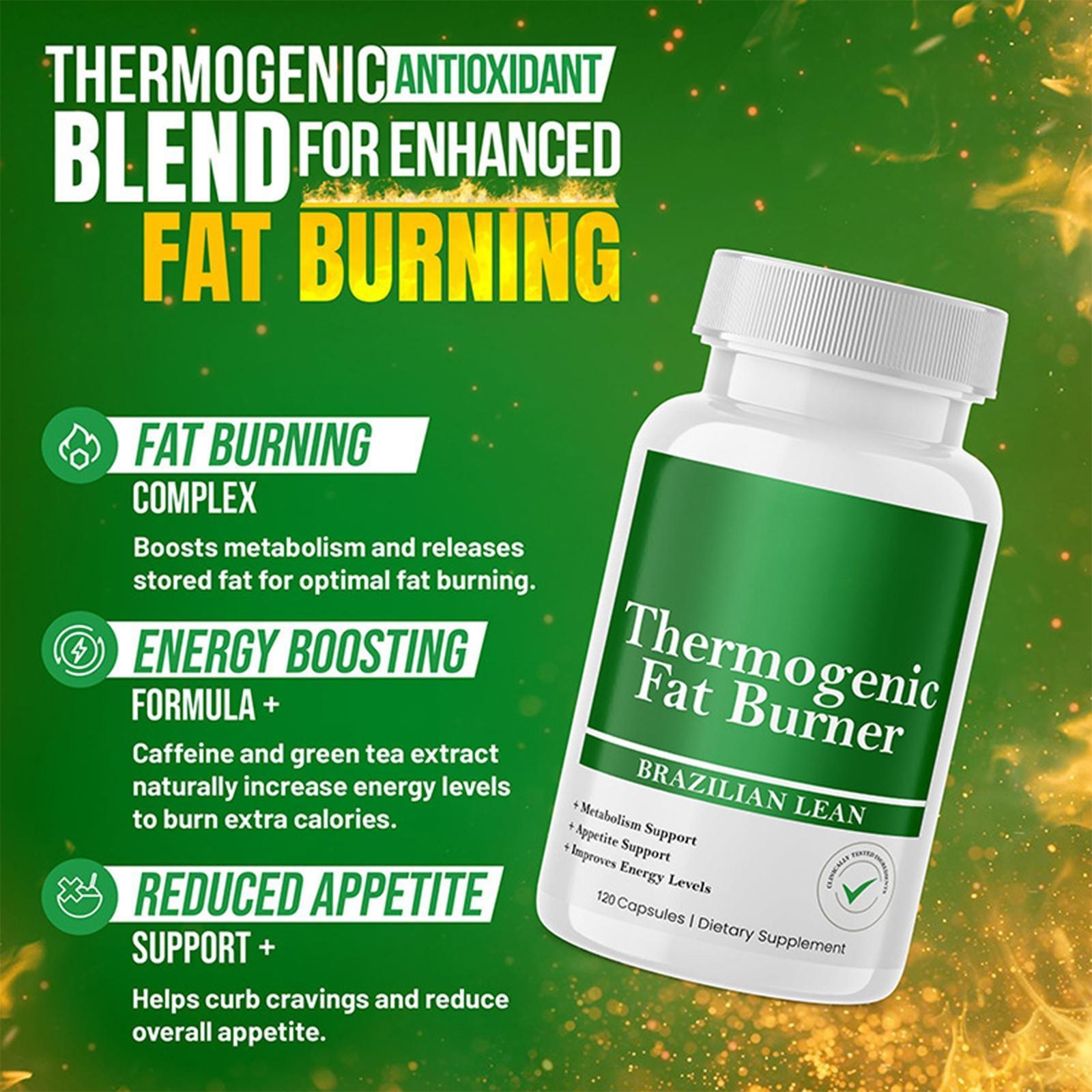 Burn Extreme High Strength Weight Loss Supplement – Caffeine-Free and Vegetarian