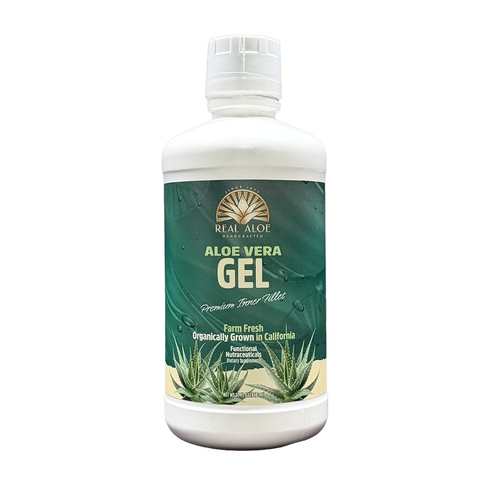 Real Aloe Aloe Vera Gel (32 fl oz) | Hand-Crafted from California Organically…