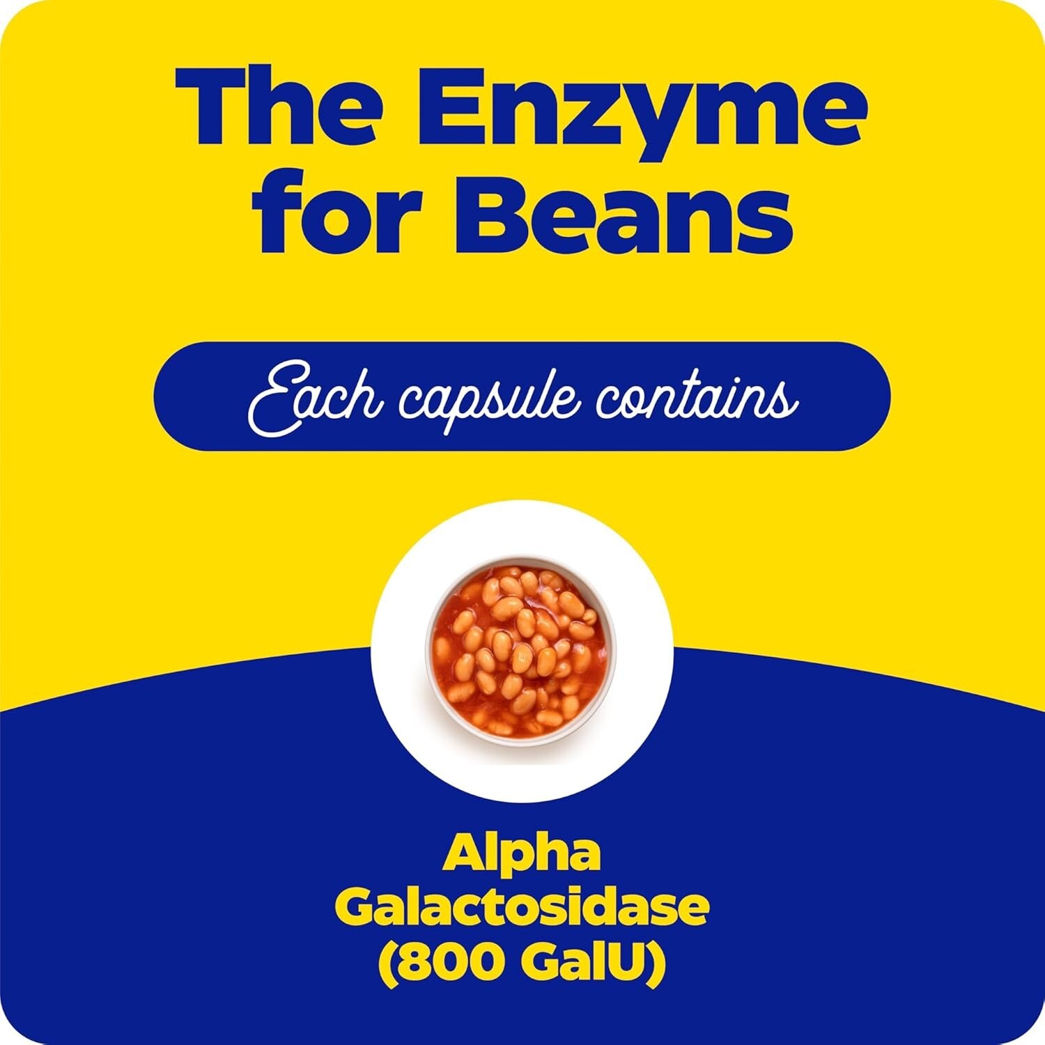 Enzymedica BeanAssist 30 Capsules x3 packs