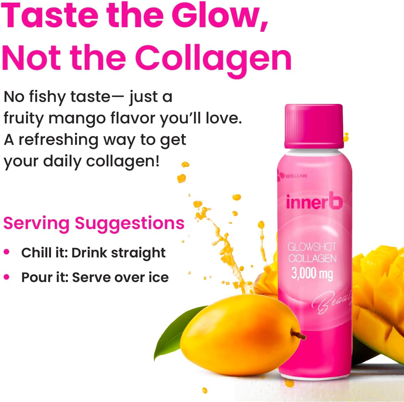 Cjwellcare Innerb Glowshot Collagen (50.7 Fl Oz, 30 Servings) – Marine Liquid Co