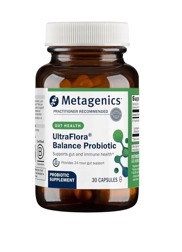 Metagenics UltraFlora Balance Probiotic 30 Count Shelf Stable Daily Gut Health