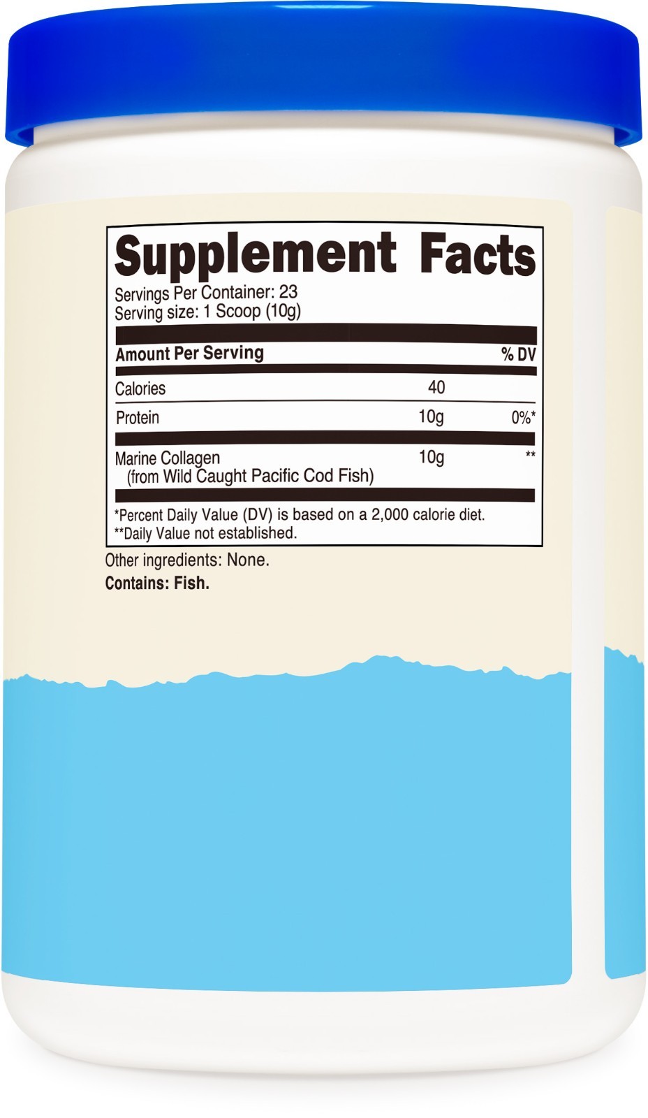 Nutricost Marine Collagen Powder Wild Caught Fish(Unflavored)(8 oz)(28 Servings)