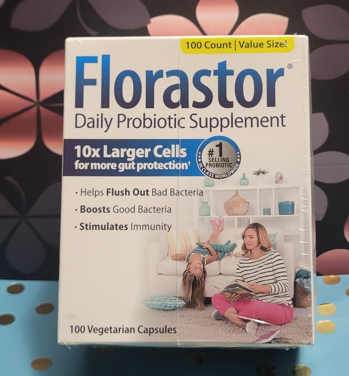 Florastor Daily Probiotic Supplement 100 250Mg Capsules Exp 12/2027