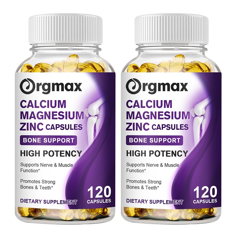 1-4 Bottles Zinc Calcium Magnesium & Vitamin D Complex Muscle Immune Support US