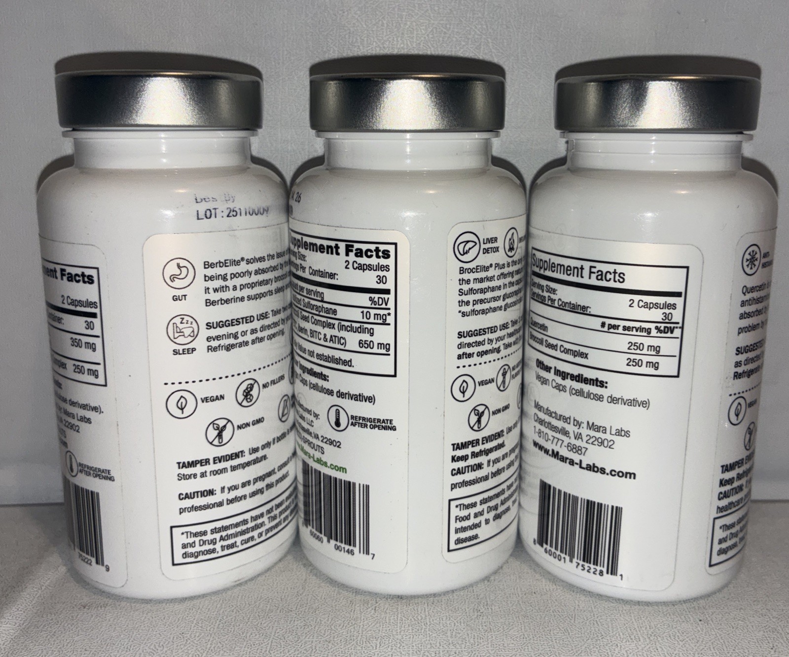 Lot If 3- Mara Labs Vitamins / Exp 05/2026