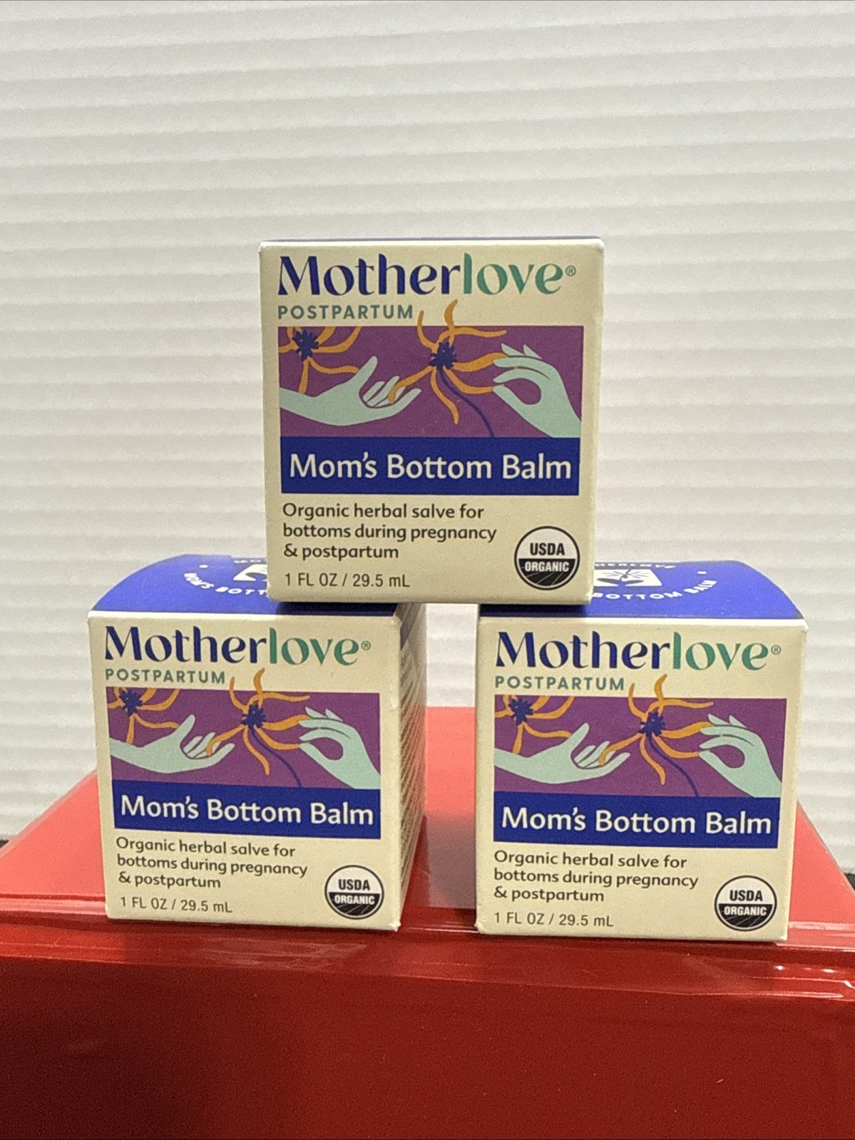 Motherlove: Rhoid Balm 1 FL OZ 29.5 mL Postpartum Organic Herbal Relief Non GMO