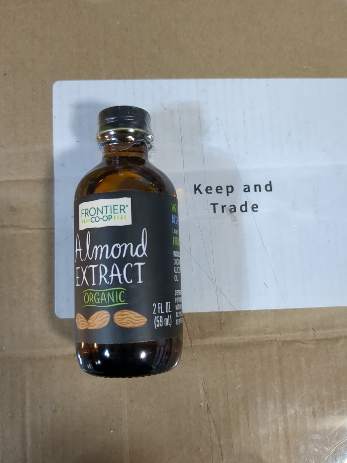 Frontier Almond Extract Certified Organic 2 Oz Bottle 01/2024 #10