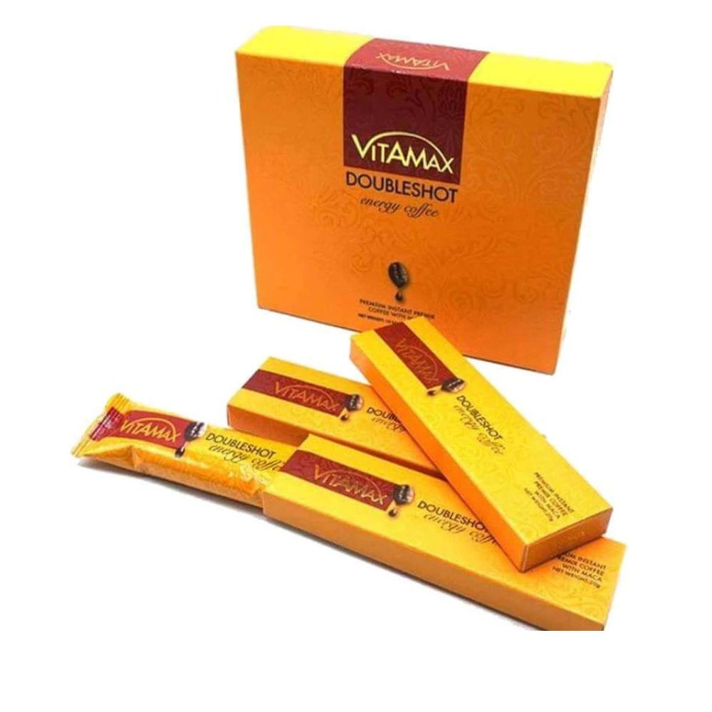 2 BOXES Vitamax Men’s Vitality Herbal Coffee Instant Energy Brew 10 Sachets Box