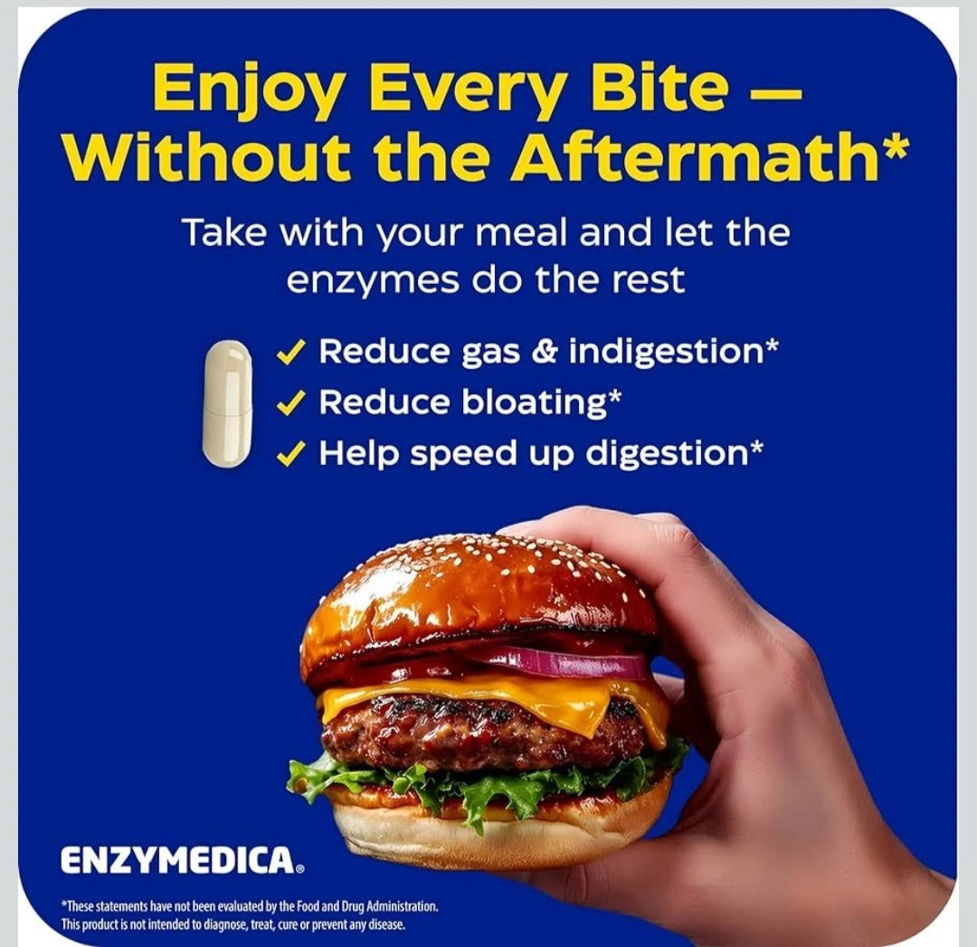 Digest Gold ATPro: Max Strength Enzymes for Large Meals & Bloating Relief, 90 Ct