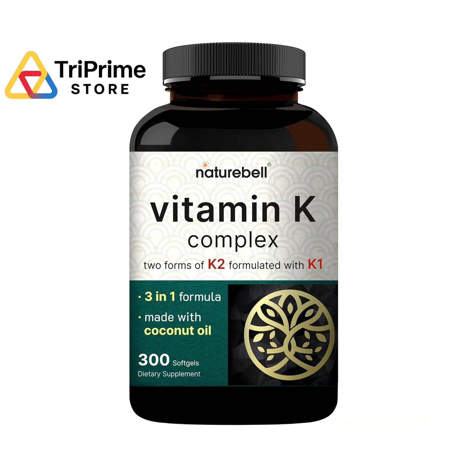 NatureBell Vitamin K Complex – 300 Softgels – Delivers 300 Count (Pack of 1)