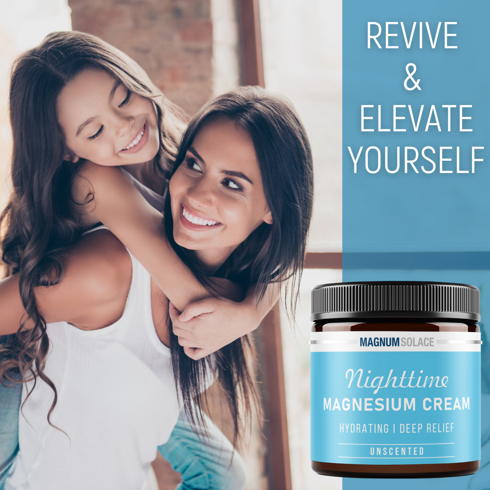 Magnesium Cream for Pain and Muscle Tension – Magnesium Chloride Cream – Topical