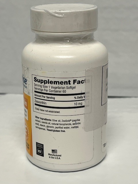 EyePromise Zeaxanthin Eye Vitamin – Softgels Caps Exp 7/27