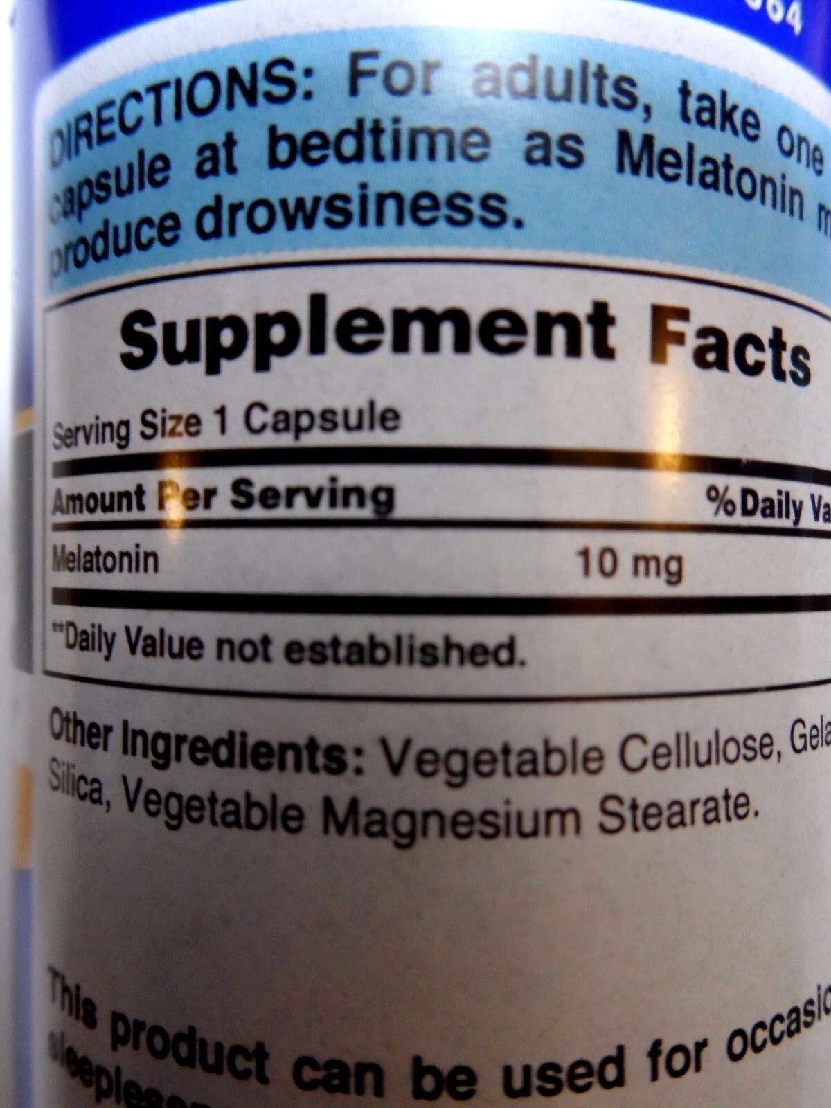 Melatonin 10 Mg 2 Bottles X 60 softgels= 120 rapid release capsules made in USA
