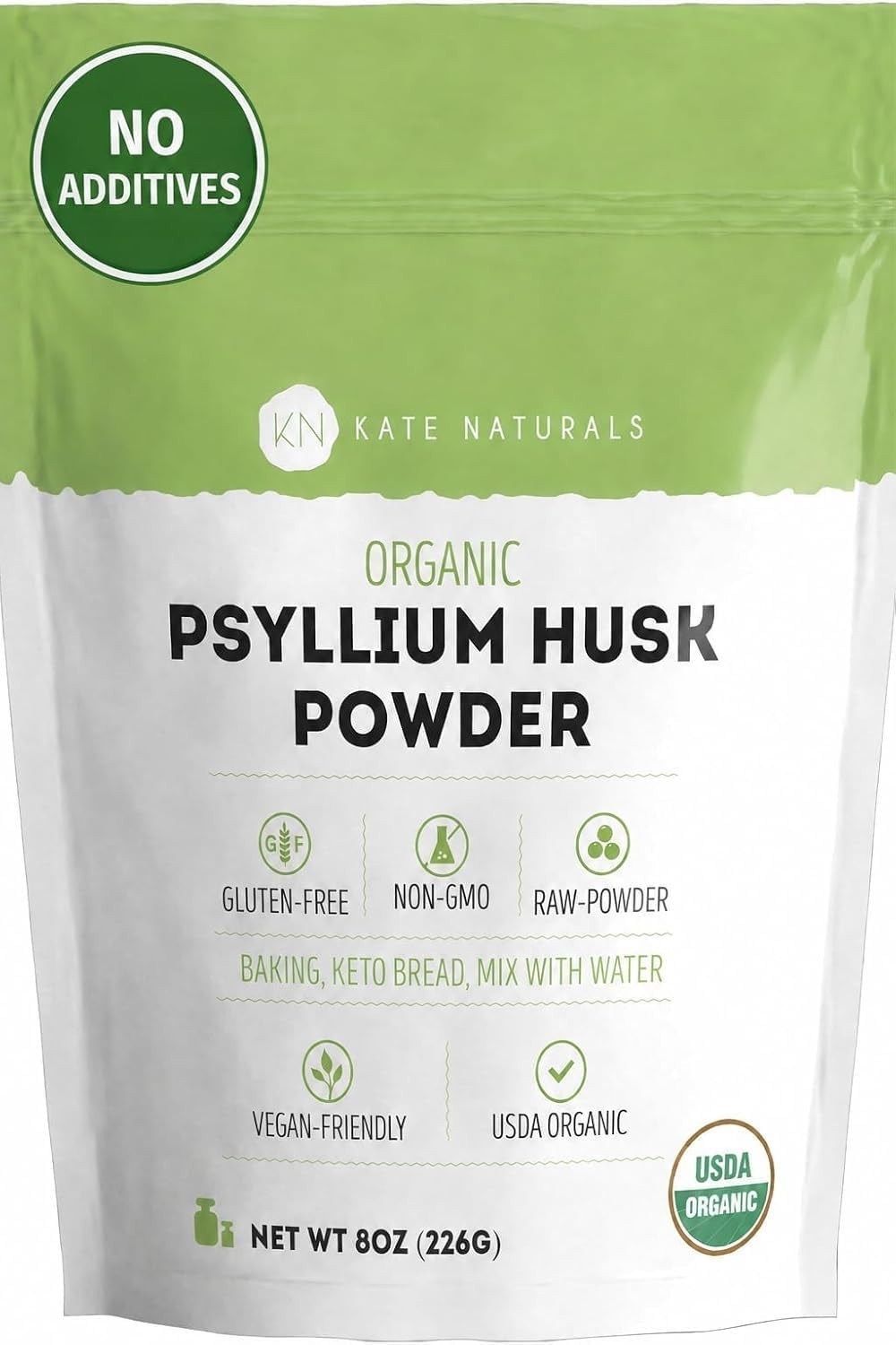 Fine Ground Psyllium Husk Powder 8oz – Keto-Friendly Fiber for Versatile Recipes