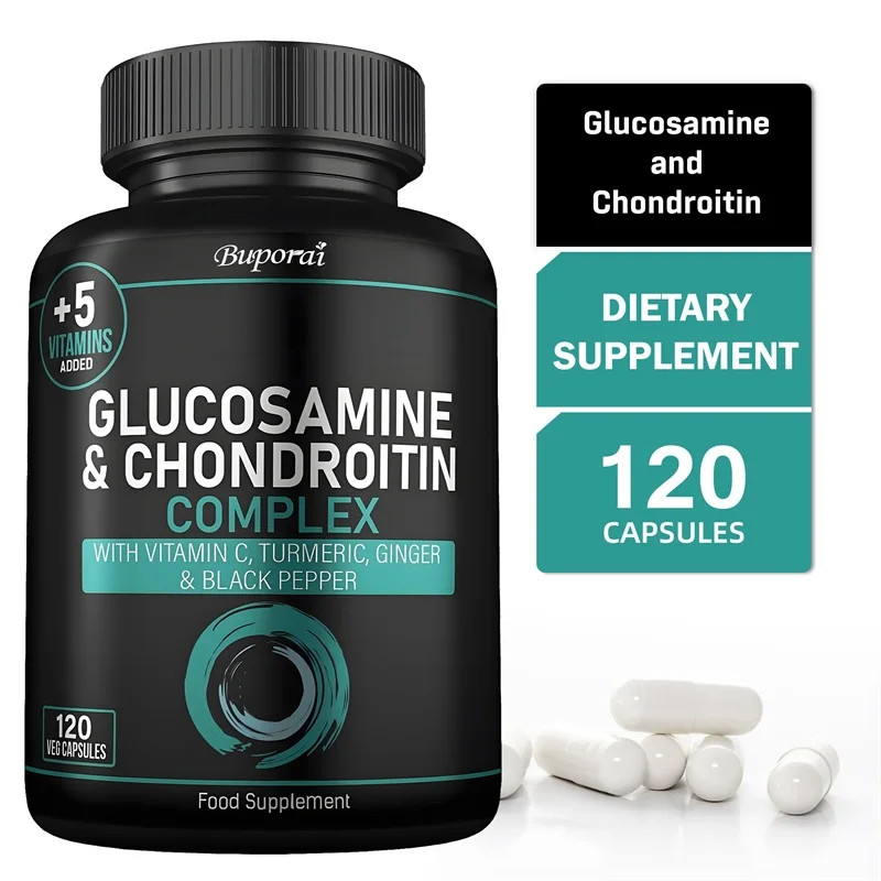 Glucosamine and Chondroitin Complex 120pcs,Relieve Joint Discomfort, Bone Health