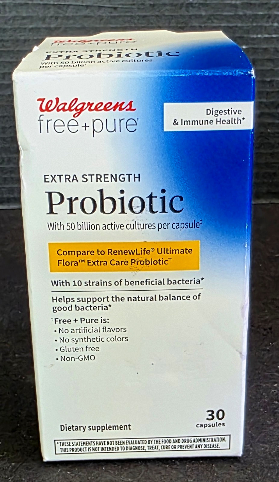 Walgreens (RenewLife Ultimate Flora) Probiotic Capsules, 50 Billion CFU, *07/26*