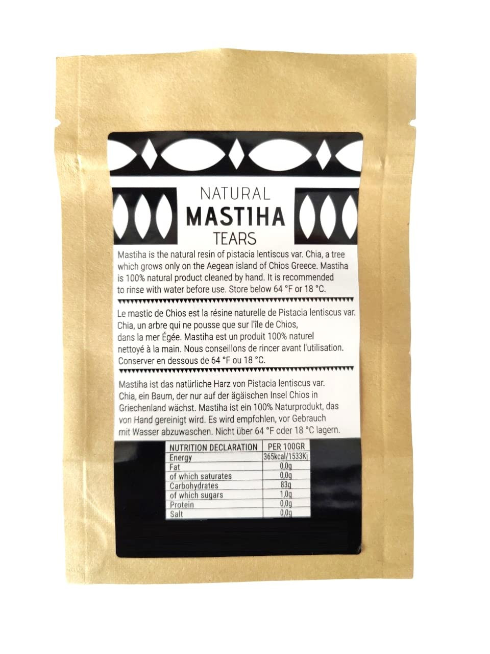 Chios Mastiha Tears Gum Greek 100% Natural Mastic Packs from Mastic Growers