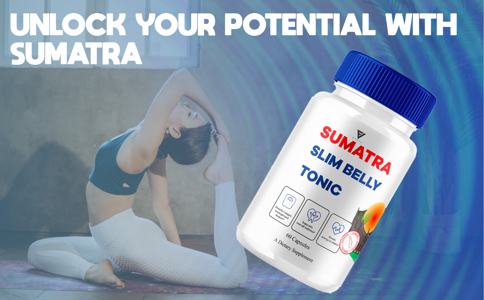 (3 Pack) Sumatra Slim Belly Tonic Capsules, Sumatra Advanced (180 Capsules)
