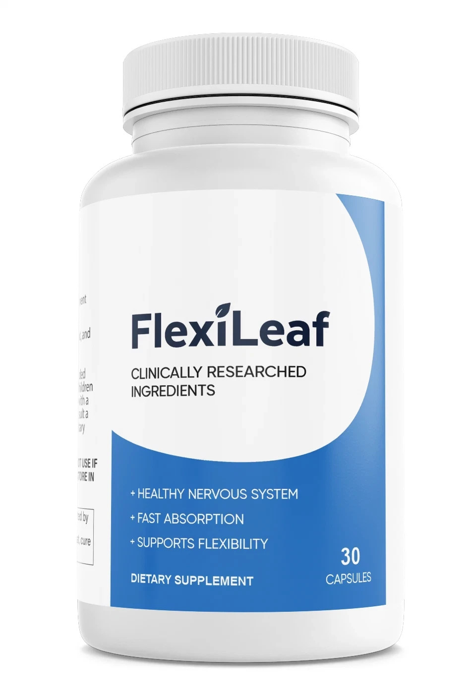 New Nervous System Support Flexi Leaf Dietary Supplement 30 Capsules Free Ship