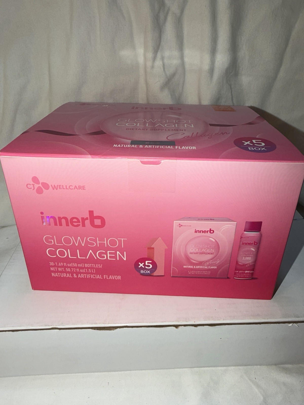 Innerb Glowshot Collagen (50.7 fl oz, 30 Servings) – Marine Liquid Collagen