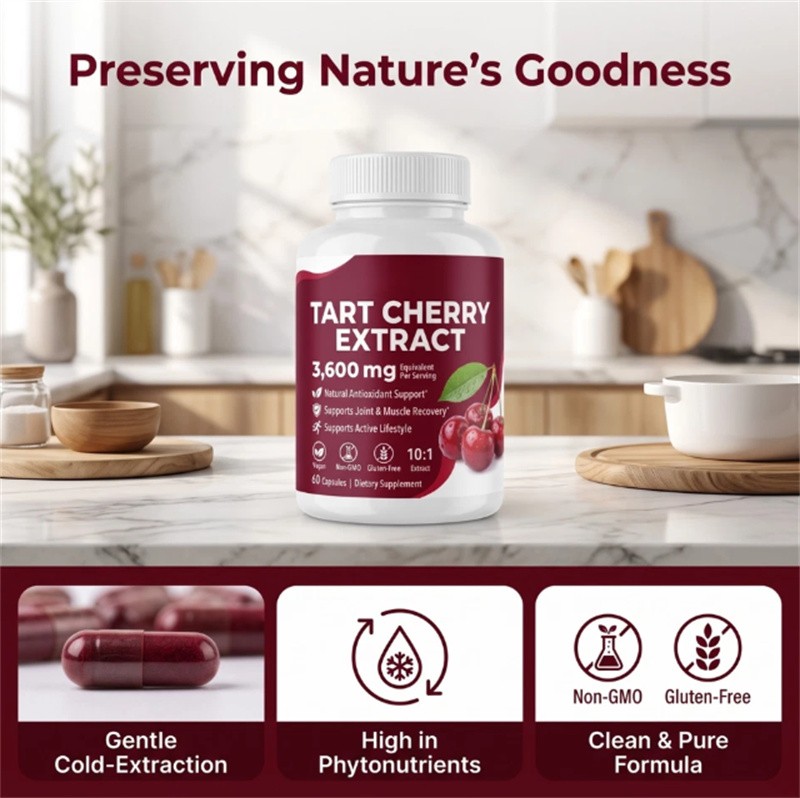 3PCS Good Grove Tart Cherry Extract Joint & Sleep Herbal Supplement