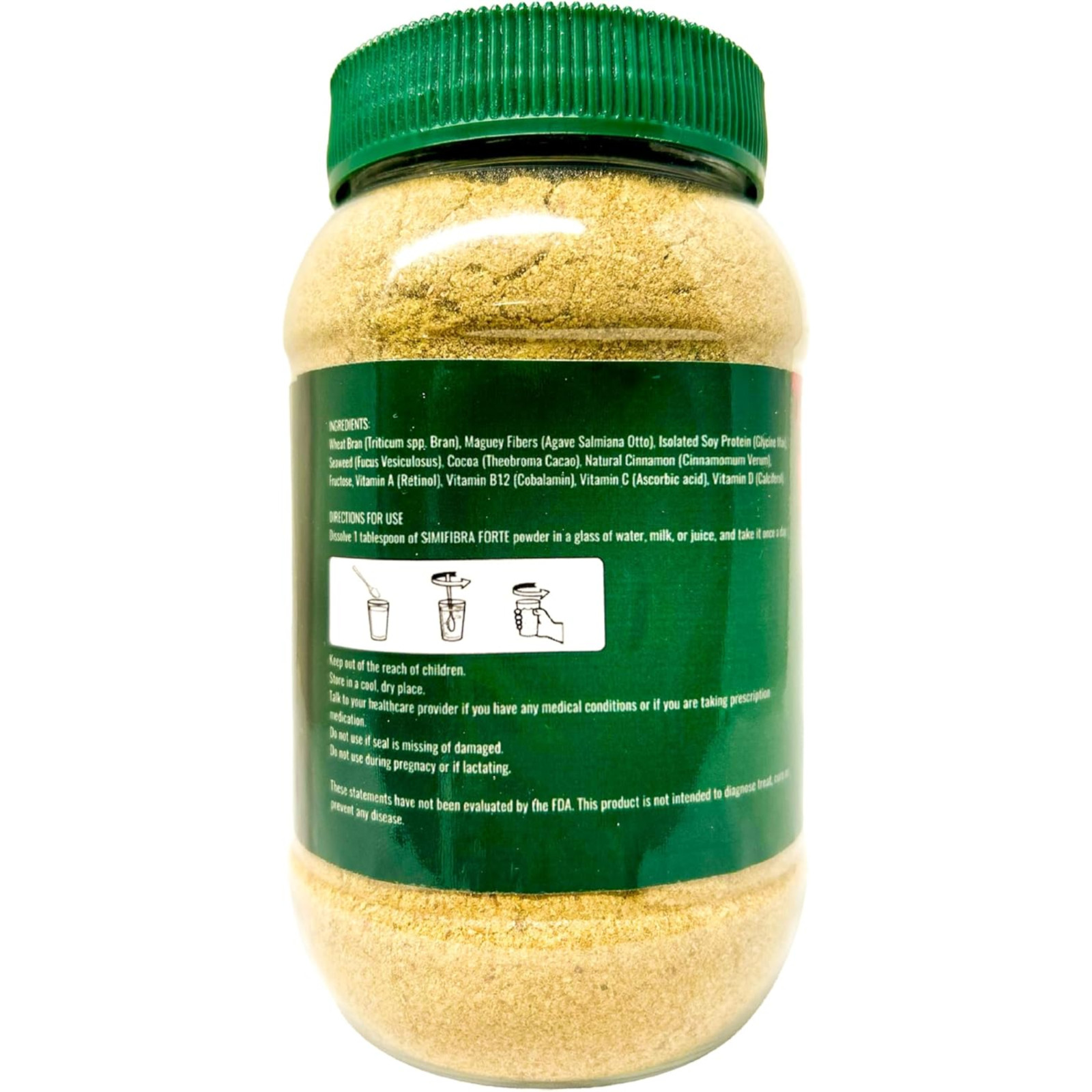 SimiFibra Forte Fiber Powder – Dietary Supplement, 10.58oz